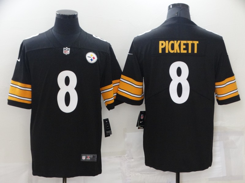 Nike Steelers 8 Kenny Pickett Black 2022 NFL Draft Vapor Untouchable Limited Jersey,We sell and wholesale Nike Steelers 8 Kenny Pickett Black 2022 NFL Draft Vapor Untouchable Limited Jersey on line form chian!